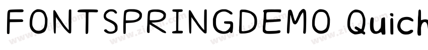 FONTSPRINGDEMO Quich字体转换